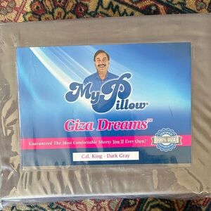 MyPillow Giza Dreams Cal. King Dark Gray Sheets